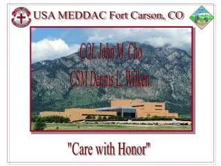 USA MEDDAC Fort Carson, CO