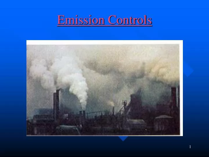 emission controls