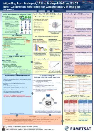 GSICS Bias Monitoring Routine comparisons of satellite radiances against reference