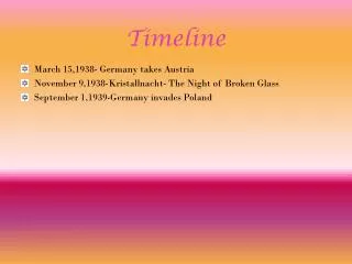 timeline