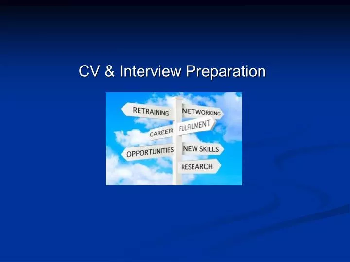cv interview preparation
