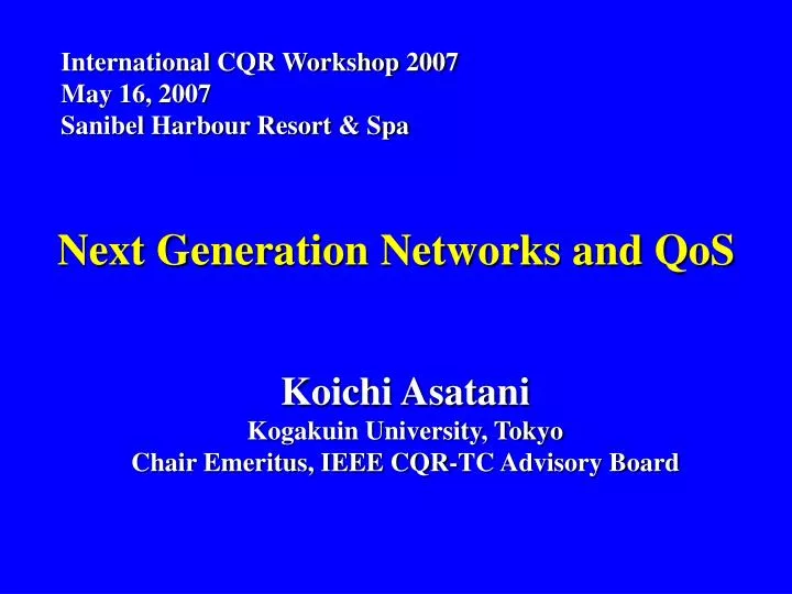 next generation networks and qos