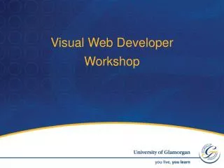 Visual Web Developer Workshop