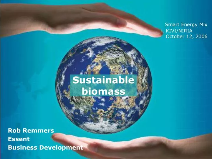 sustainable biomass