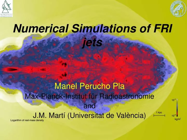 numerical simulations of fri jets