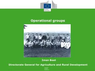 Operational groups