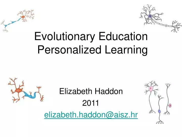 evolutionary education personalized learning