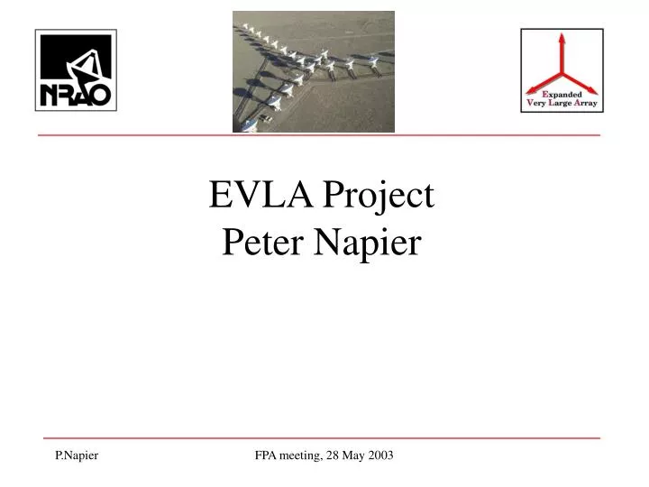 evla project peter napier