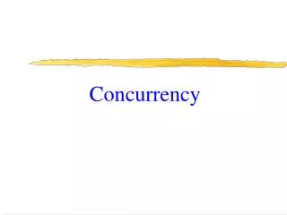 Concurrency