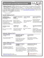 SDMyLife Network Work-based Learning Guide - slide 1