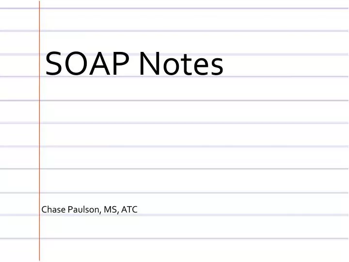 soap notes