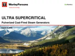 ULTRA SUPERCRITICAL