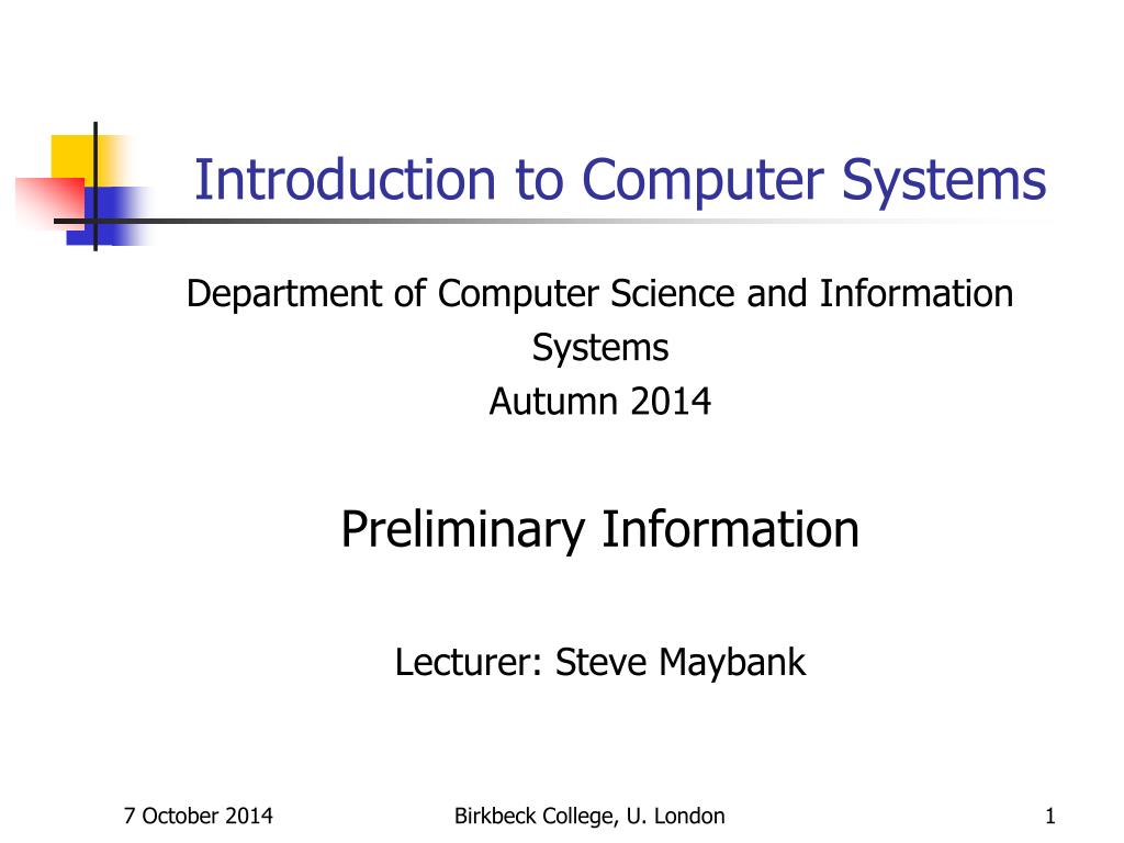 PPT - Introduction to Computer Systems PowerPoint Presentation, free ...