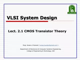 VLSI System Design