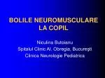 BOLILE NEUROMUSCULARE LA COPIL - slide 1