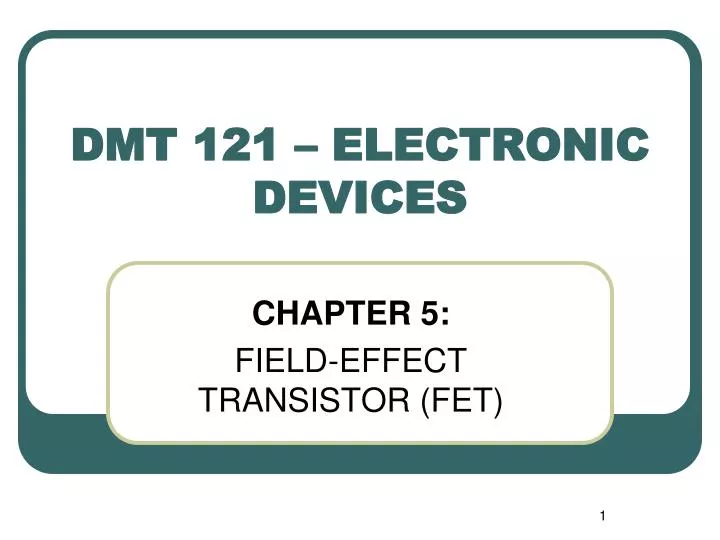 dmt 121 electronic devices