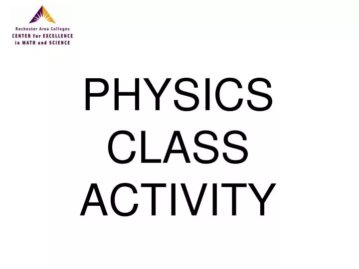 physics class activity