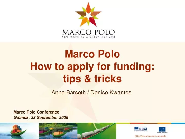 marco polo how to apply for funding tips tricks