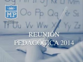 reuni n pedag gica 2014