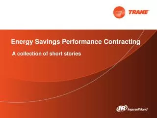 Energy Savings Performance Contracting