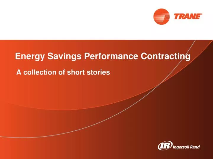 energy savings performance contracting
