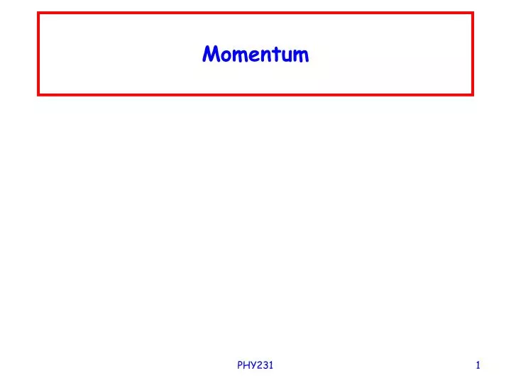 momentum