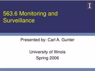 563.6 Monitoring and Surveillance