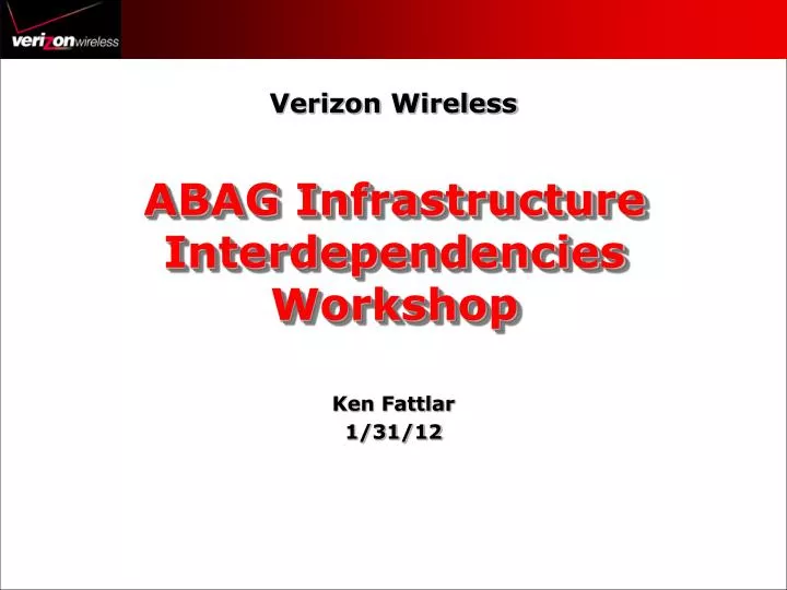 abag infrastructure interdependencies workshop