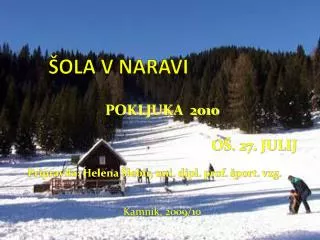ola v naravi
