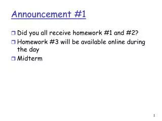 announcement 1