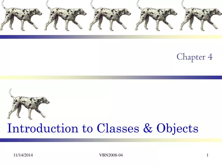 introduction to classes objects