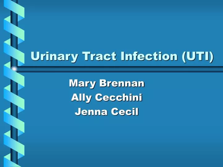 PPT - Urinary Tract Infection (UTI) PowerPoint Presentation, Free ...