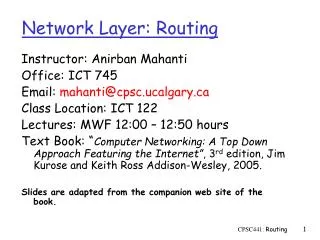 network layer routing
