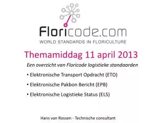 themamiddag 11 april 2013