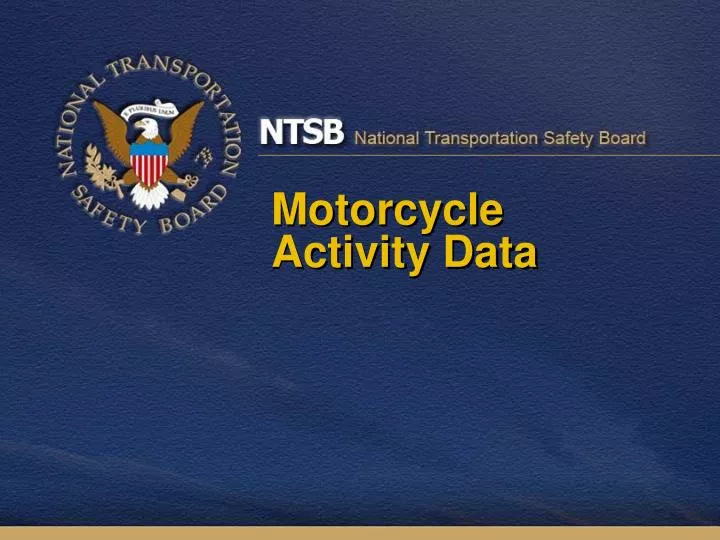 motorcycle activity data