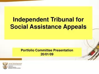 Independent Tribunal for Social Assistance Appeals