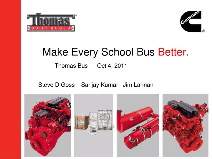 make every school bus better