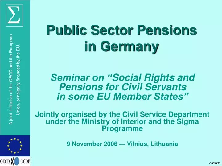 public sector pensions in germany