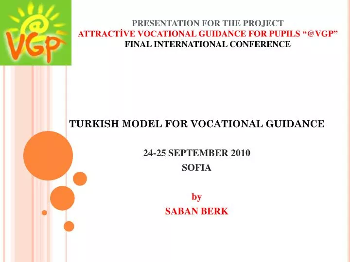 turk i sh model for vocat i onal gu i dance 24 25 september 2010 sofia by saban berk