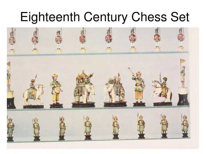 eighteenth century chess set