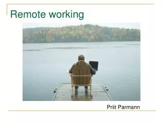 Remote working