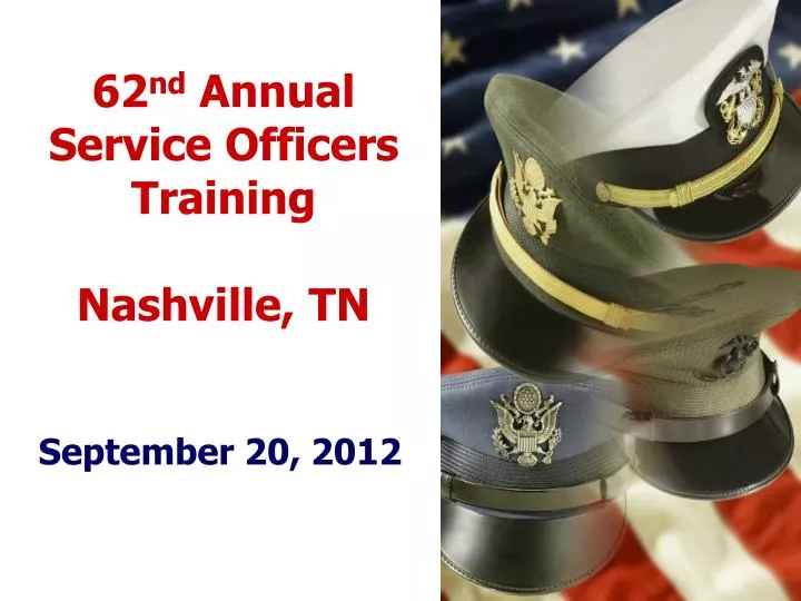 62 nd annual service officers training nashville tn