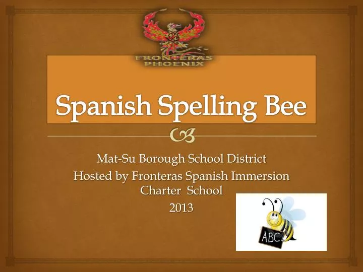 spanish spelling bee