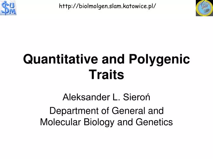 quantitative and polygenic traits
