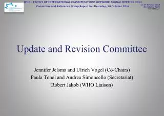 Update and Revision Committee