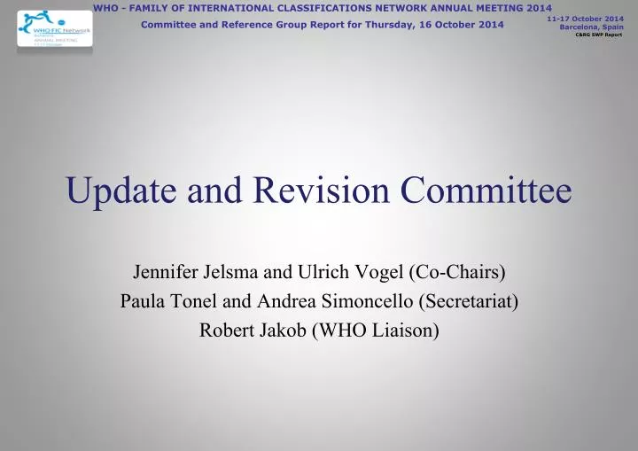 update and revision committee