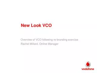 New Look VCO
