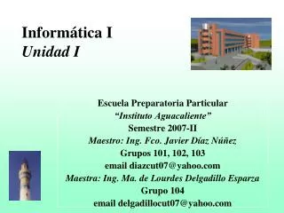 inform tica i unidad i