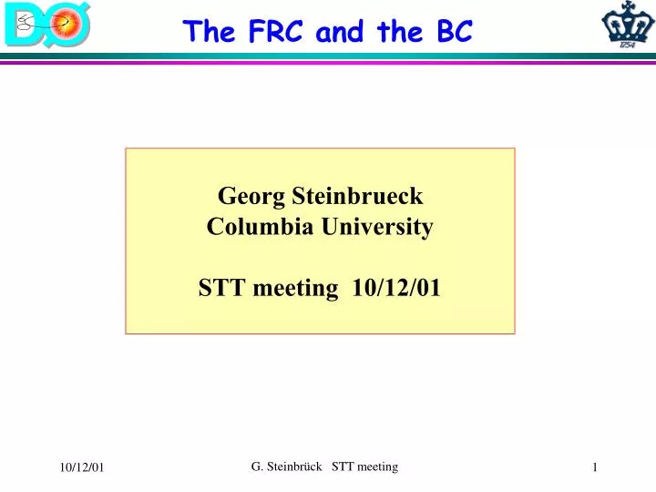 the frc and the bc