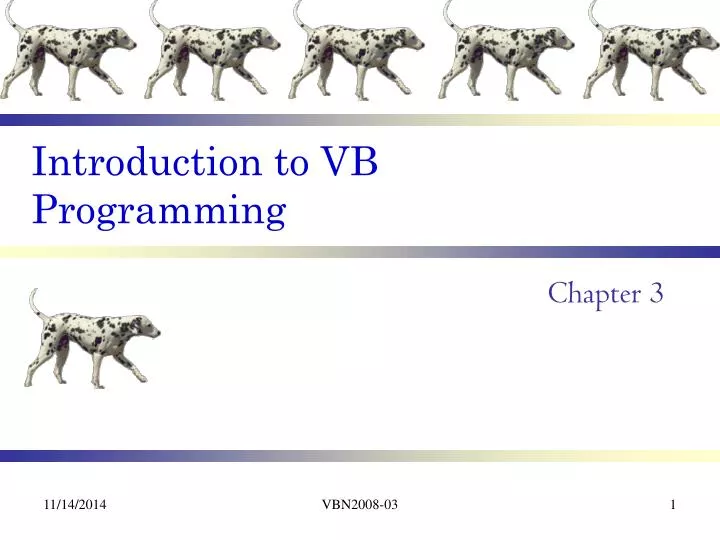 introduction to vb programming